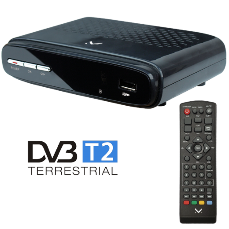 Majestic Sintonizador TDT HD T2 majestic DEC 665, hdmi, USB reproductor y  Euroconector.